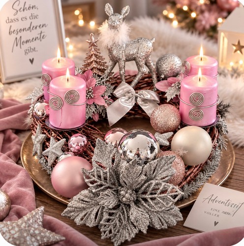 Adventskranz weihnachten - adventskranz,