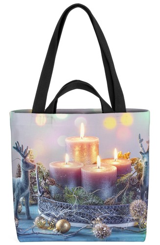 Adventskranz rentier tasche - adventskranz,
