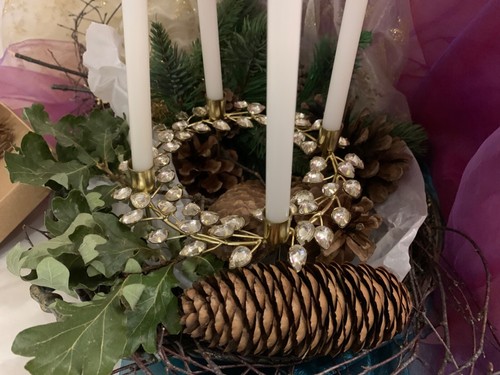 Adventskranz weihnachtskranz - adventskranz,