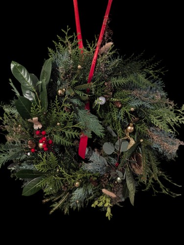 Adventskranz frisch