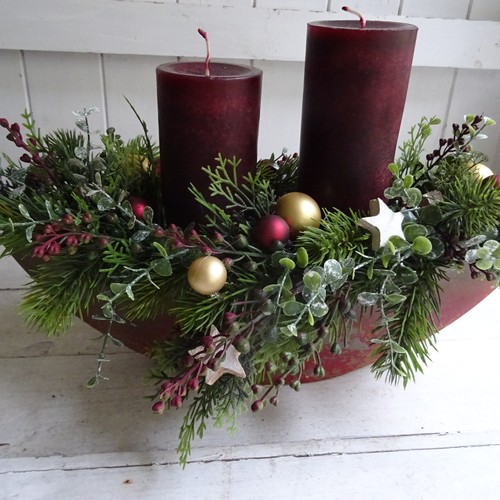 Adventsgesteck adventskranz - adventsgesteck,