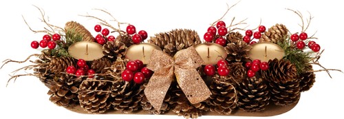 Adventskranz kerzenhalter - adventskranz,