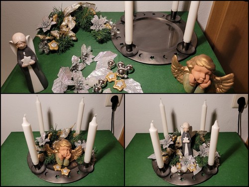 Adventskranz kerzenhalter - kerzenhalter, 2
